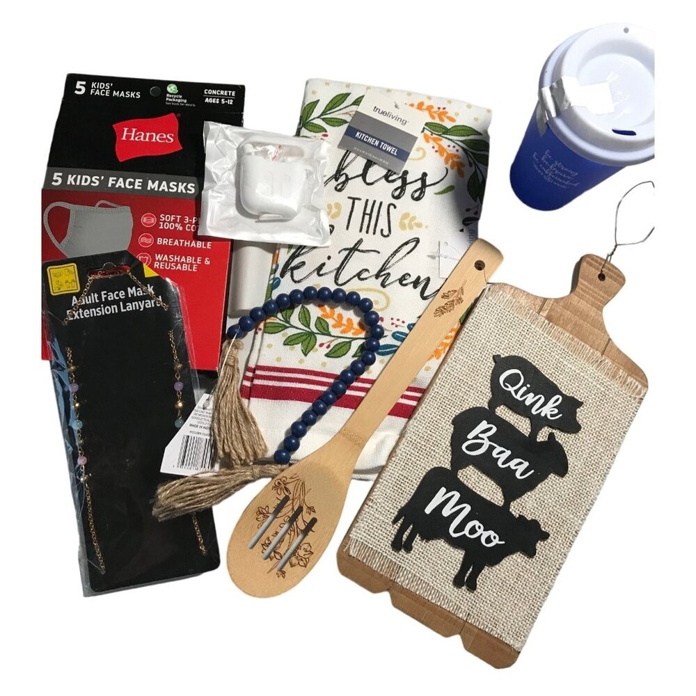 LOT HOUSE WARMING GIFT Fun Household Kitchen Country Bundle Cup Decor Mask Lanya